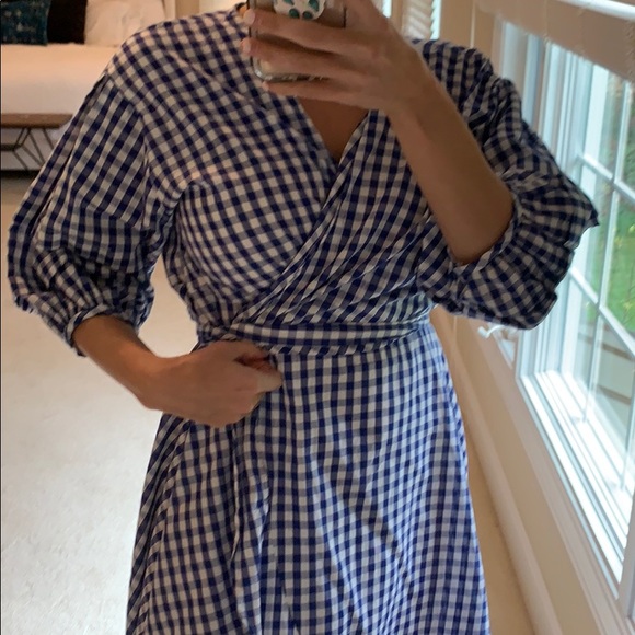 Navashe checkered wrap dress worn once! - Picture 3 of 6
